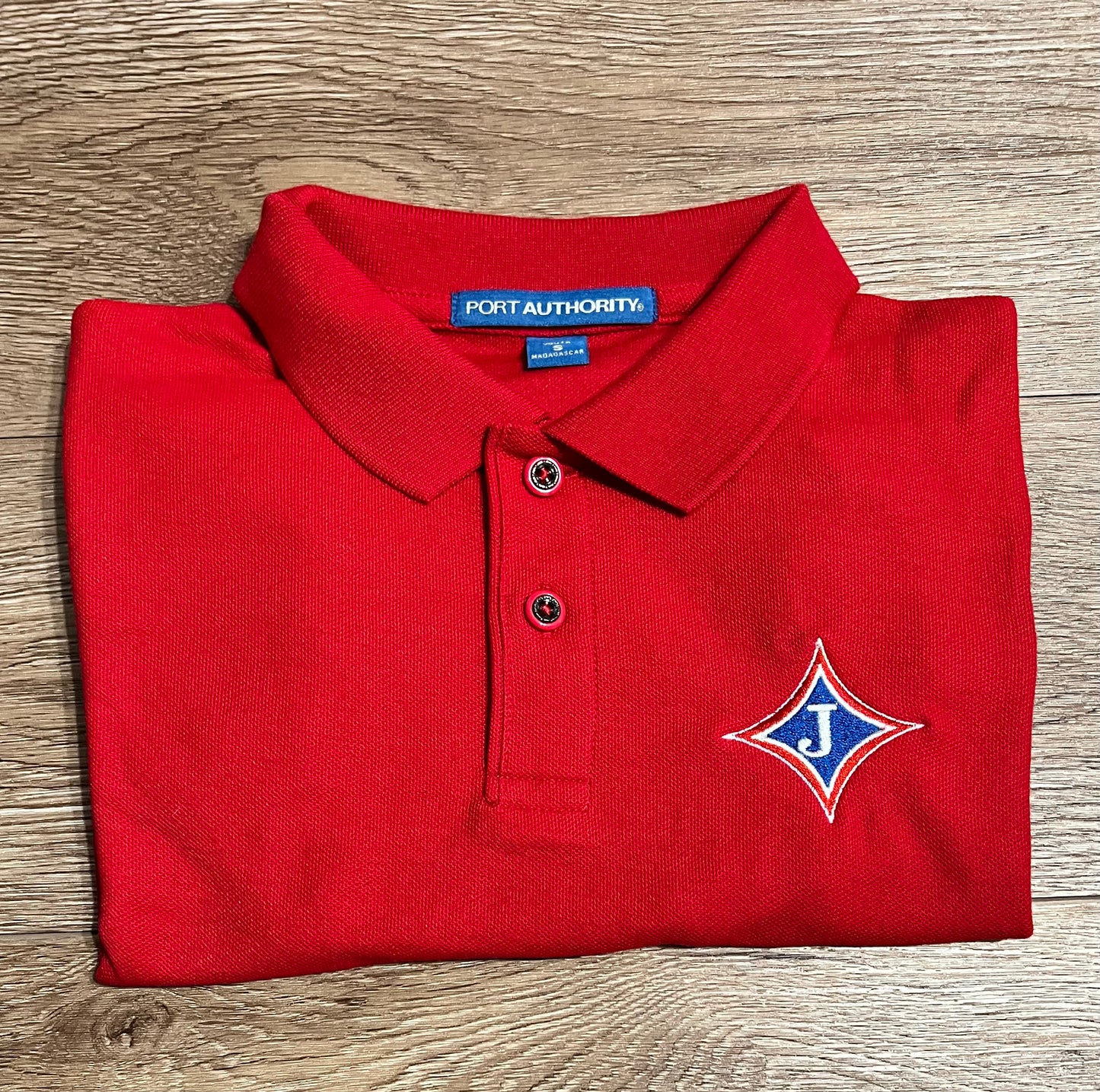 Youth Short Sleeve cotton/poly Polo with school logo