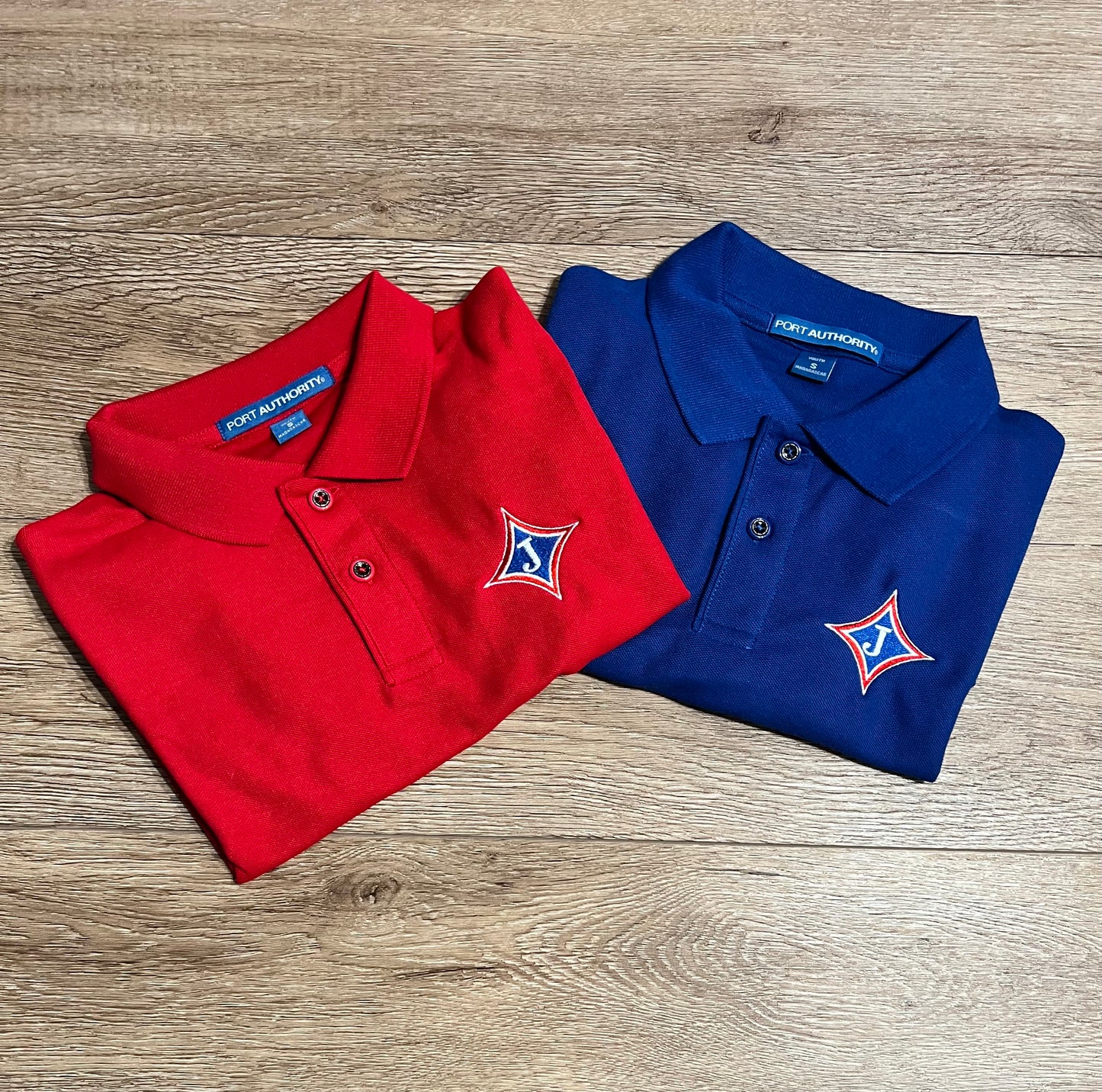 Youth Short Sleeve cotton/poly Polo with school logo