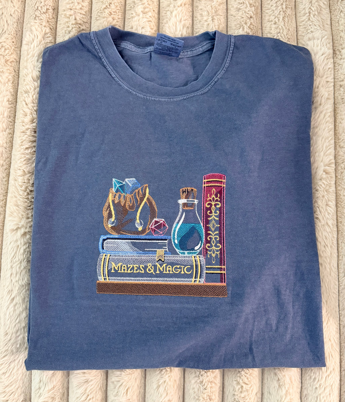 Mazes and Magic - Embroidered Gaming T-shirt