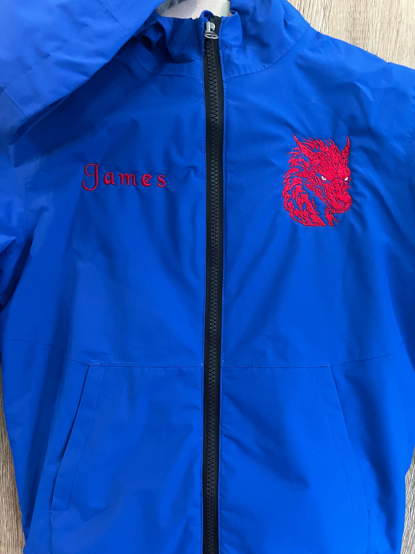 Youth Waterproof Insulated Jacket with fierce dragon