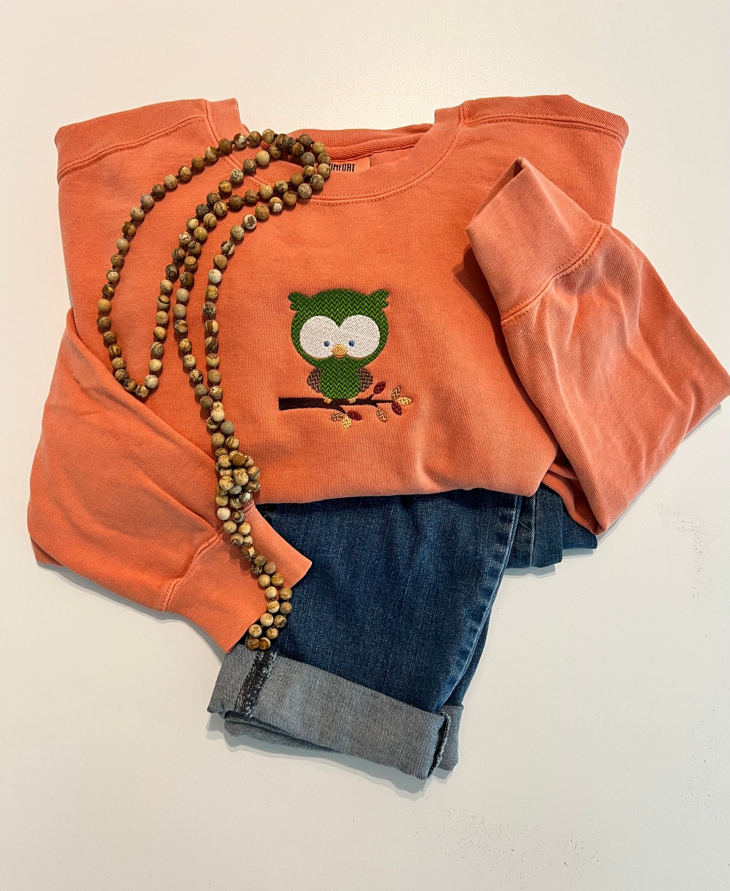Owl on a Branch Sweatshirt