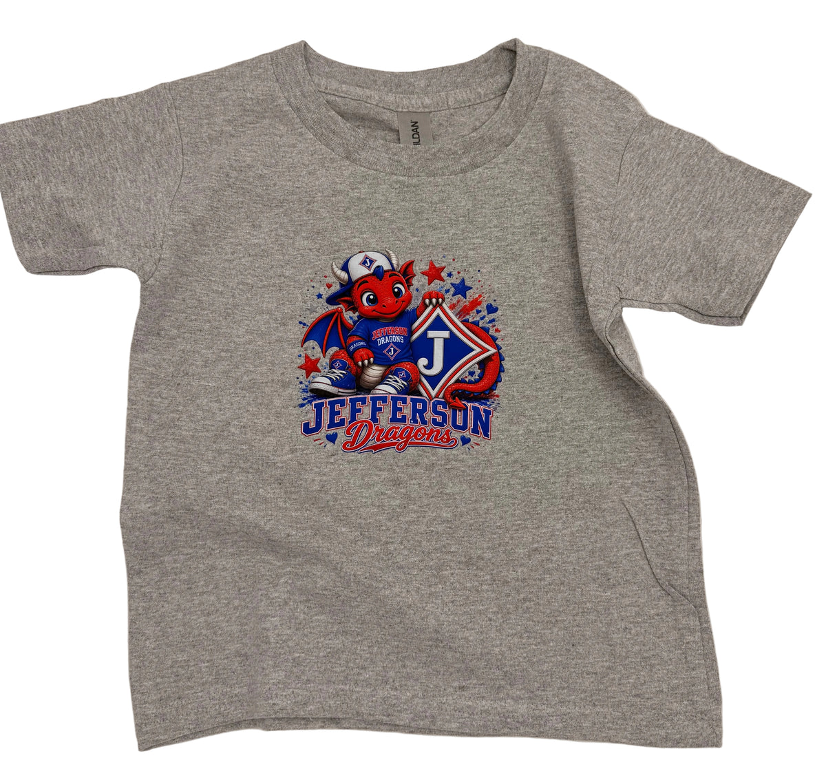 Youth T-shirts with various Cute Dragon DTF Print Options