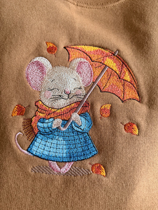 Fall Mouse - Crewneck Sweatshirt