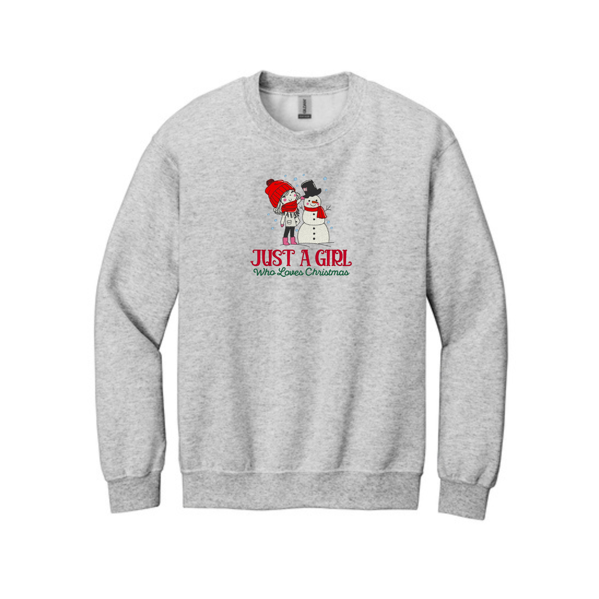 Just a Girl Who Loves Christmas - Crewneck Sweatshirt