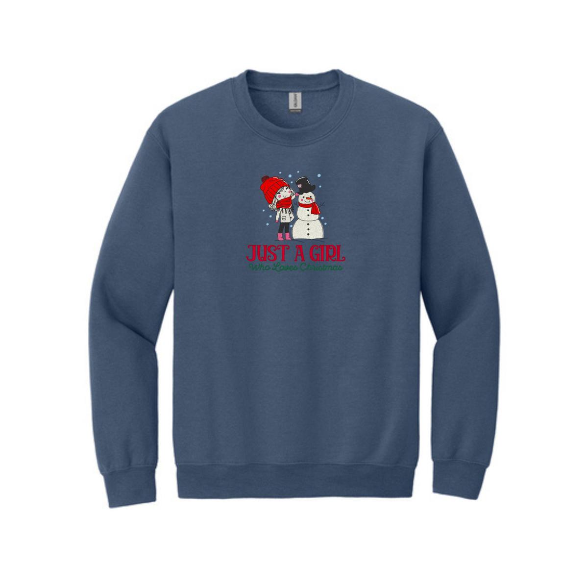Just a Girl Who Loves Christmas - Crewneck Sweatshirt