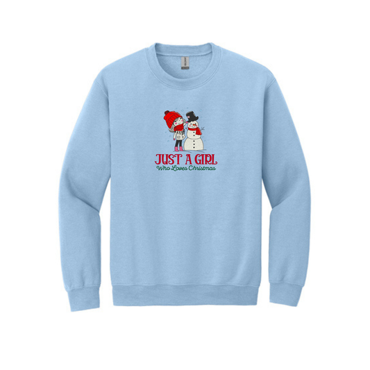 Just a Girl Who Loves Christmas - Crewneck Sweatshirt