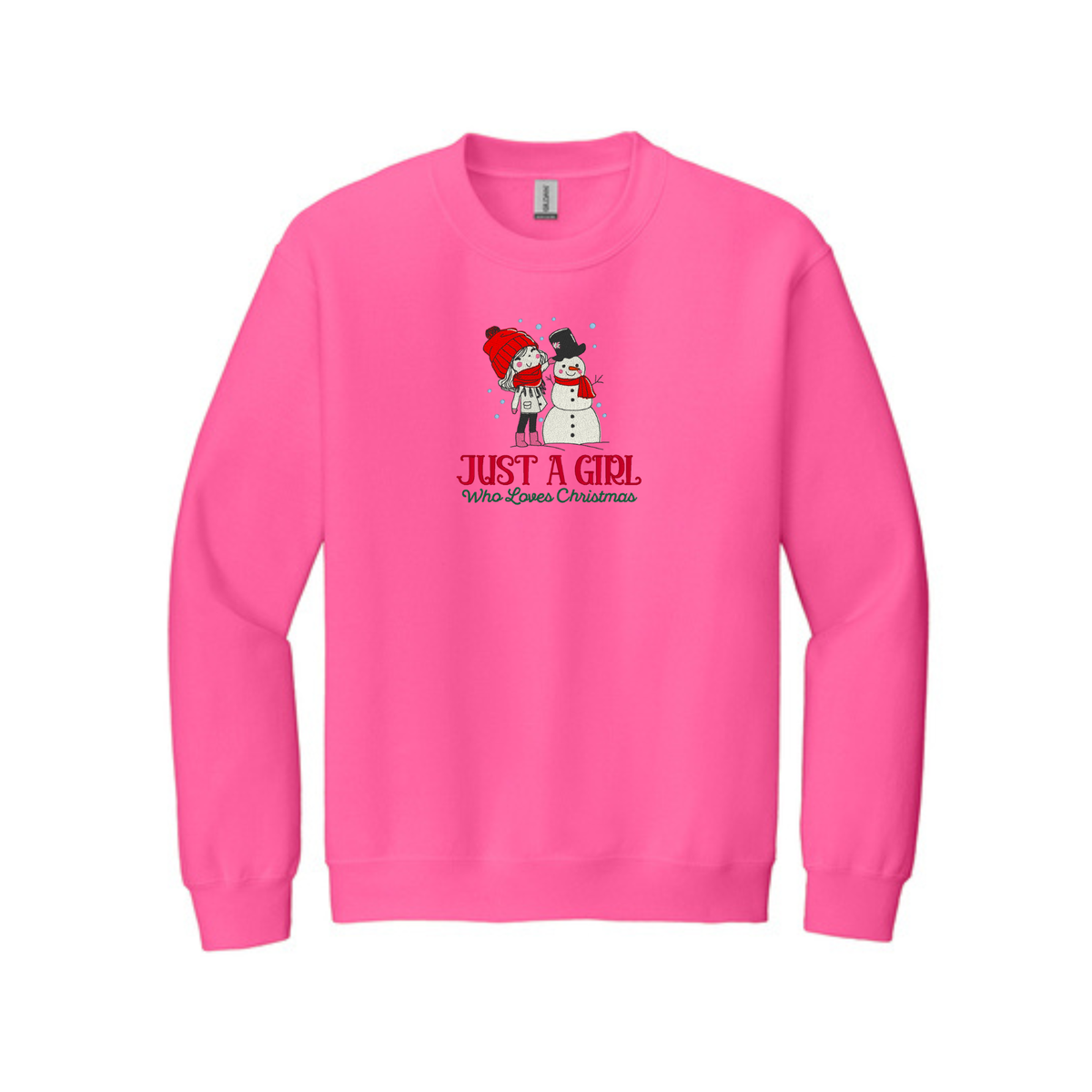 Just a Girl Who Loves Christmas - Crewneck Sweatshirt