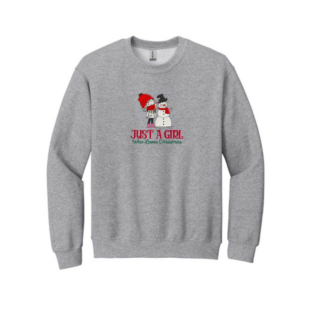 Just a Girl Who Loves Christmas - Crewneck Sweatshirt