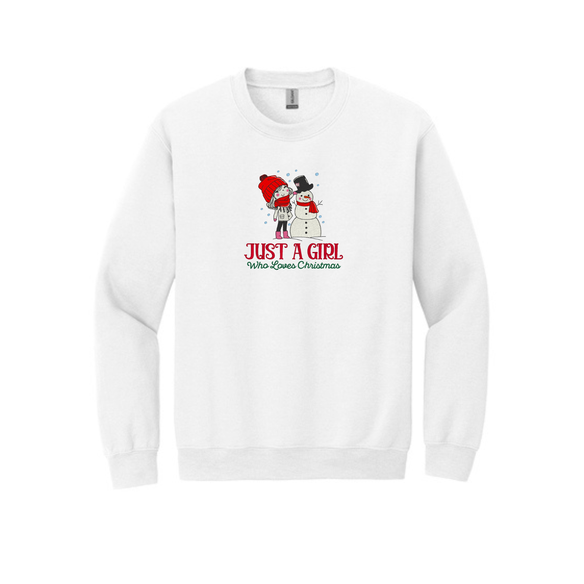 Just a Girl Who Loves Christmas - Crewneck Sweatshirt