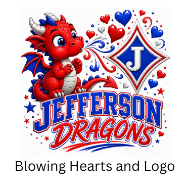 Youth T-shirts with various Cute Dragon DTF Print Options