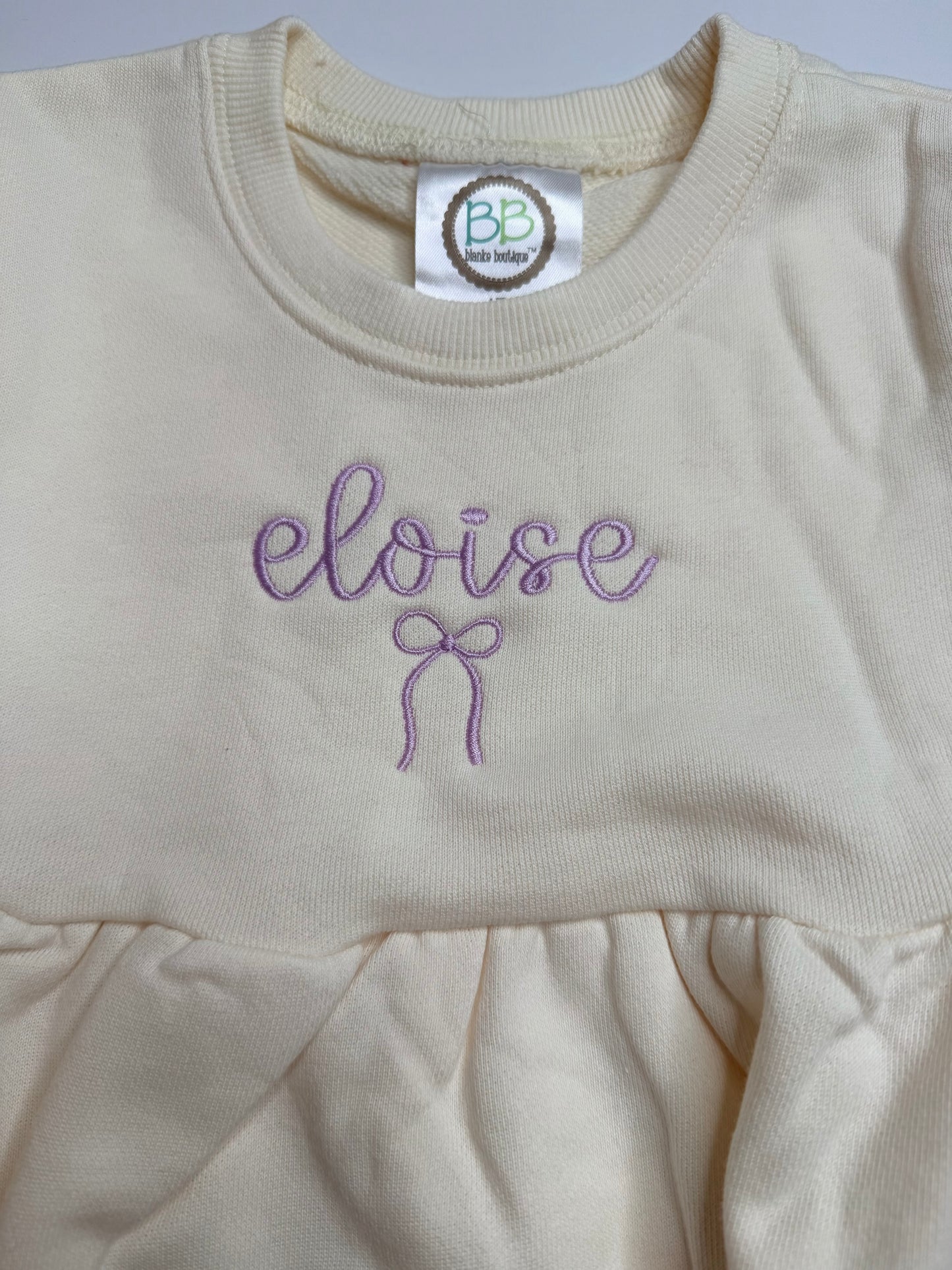 Personalized Embroidered Girls Dress