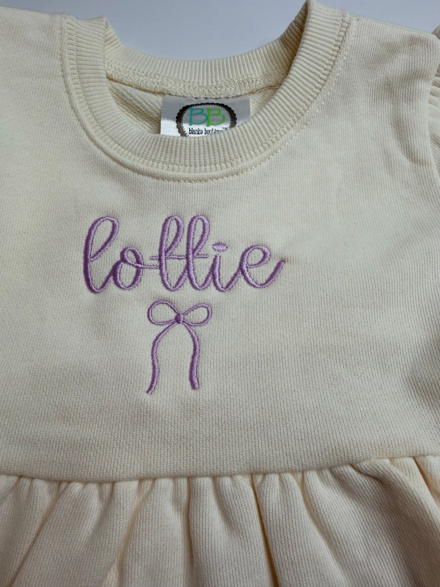 Personalized Embroidered Girls Dress