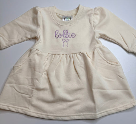 Personalized Embroidered Girls Dress
