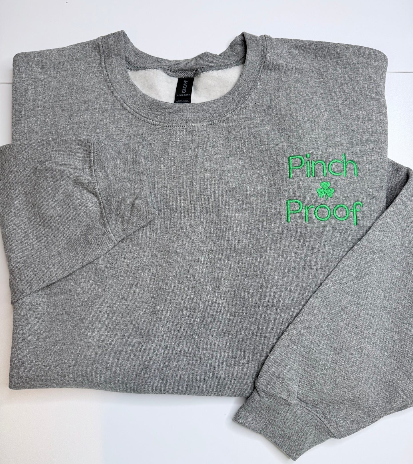 Pinch Proof Embroidered St. Patrick's Day Shirt