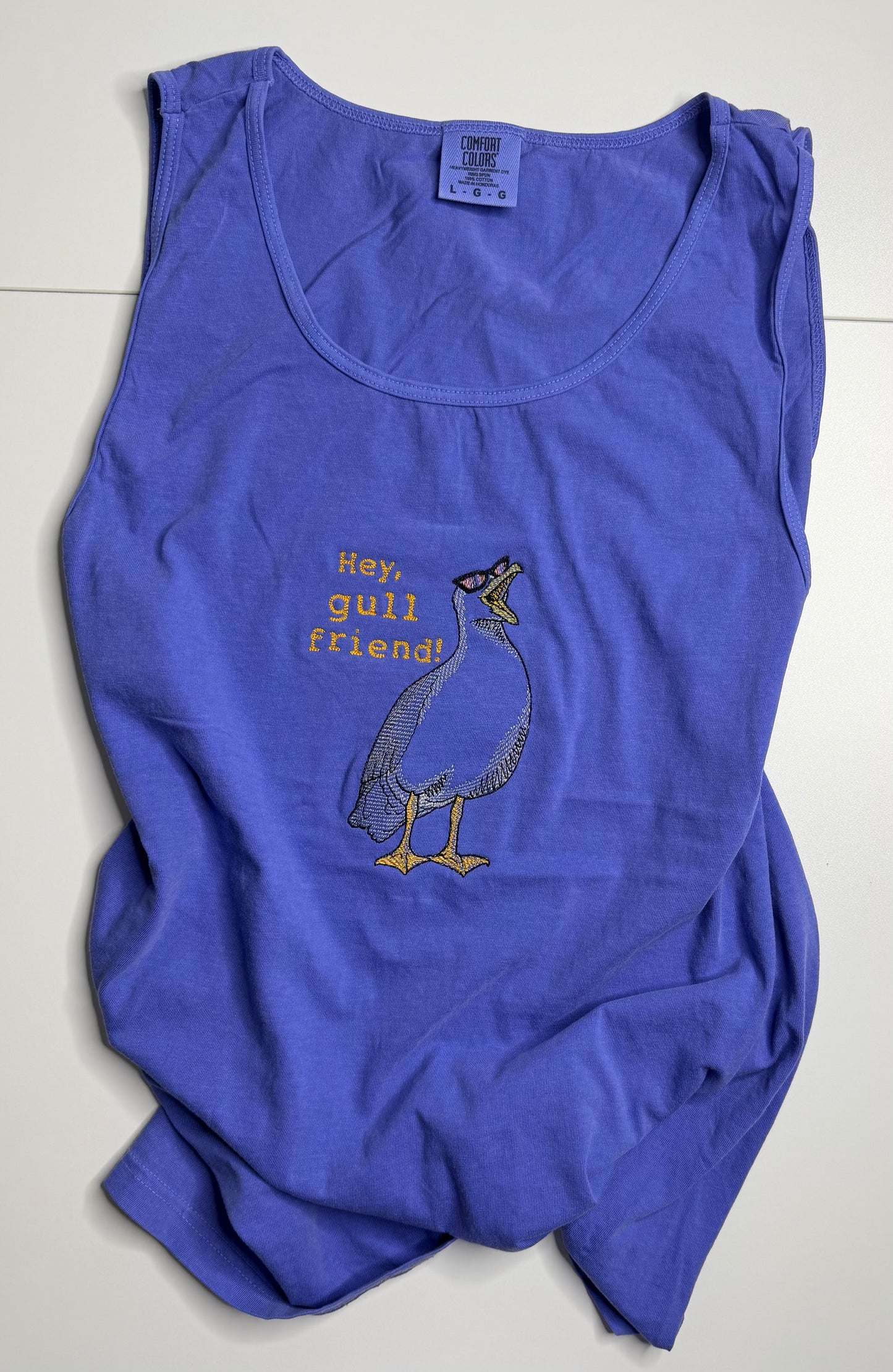 Hey Gull Friend Summer Shirt | Beachwear and Pool Top