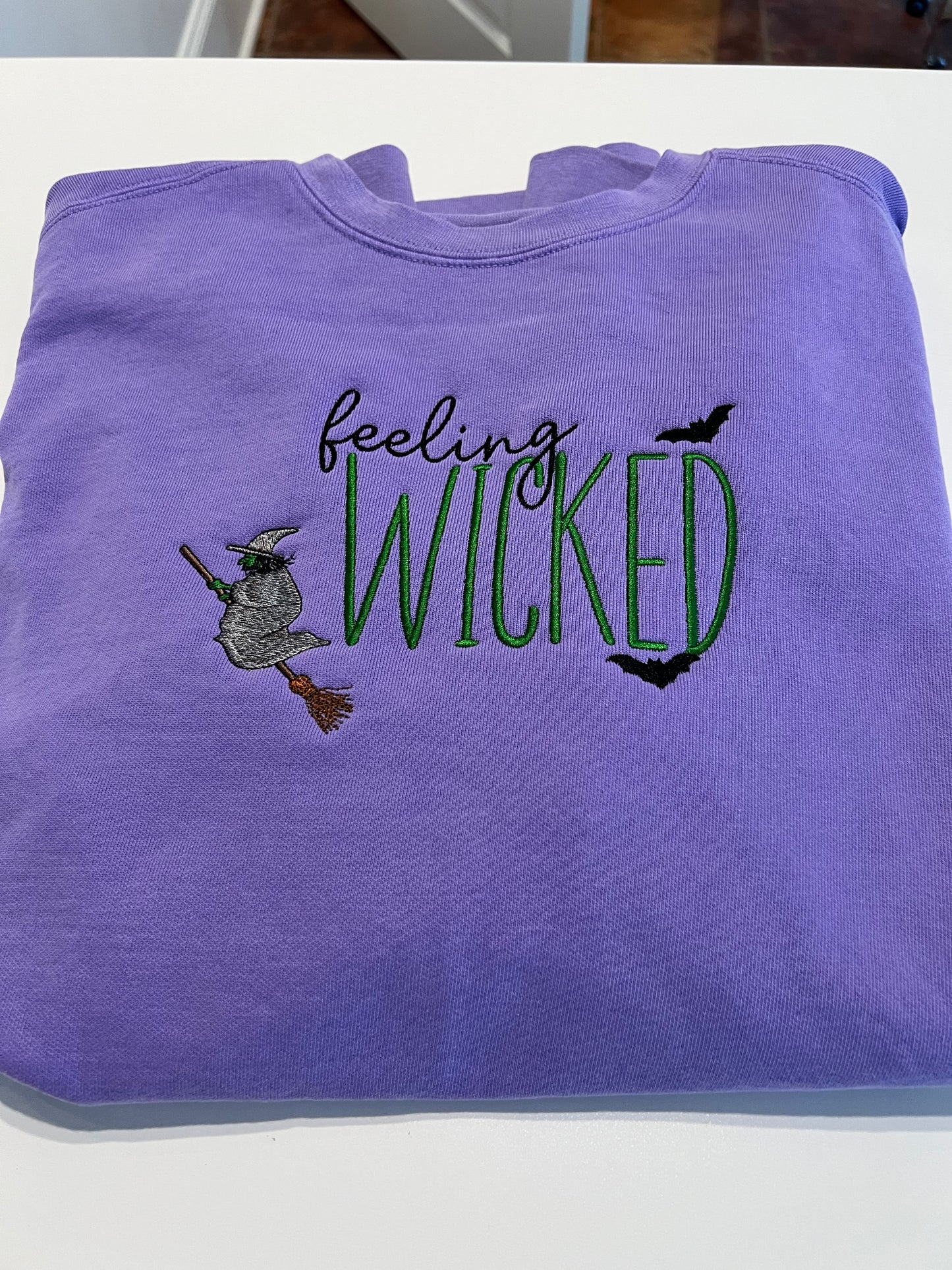 Feeling Wicked Embroidered Sweatshirt