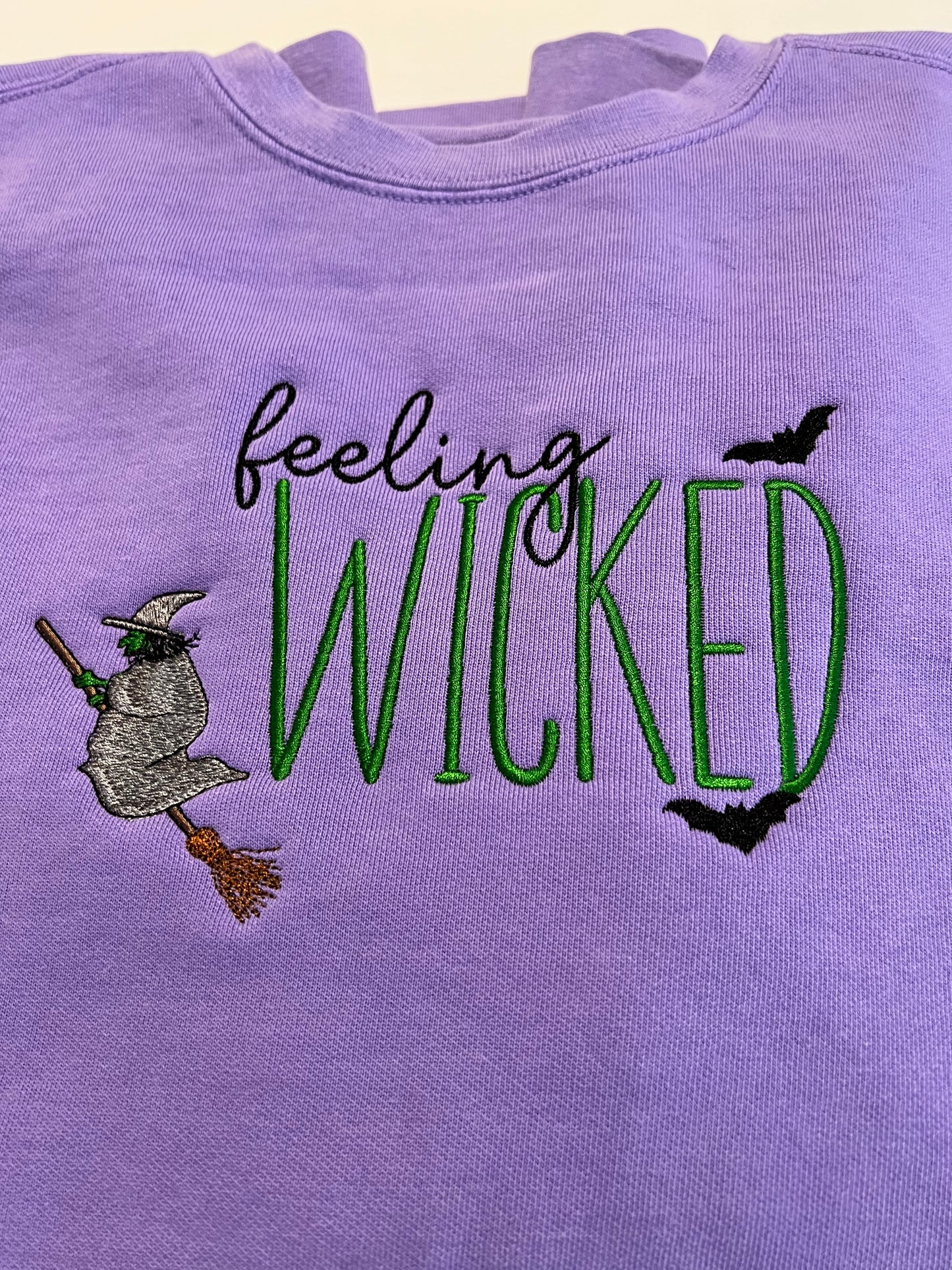 Feeling Wicked Embroidered Sweatshirt