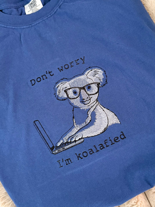 I'm Koalified - Embroidered IT and Tech T-shirt