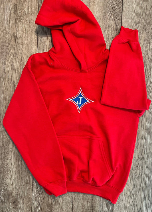 Youth Hooded Sweatshirt with school logo