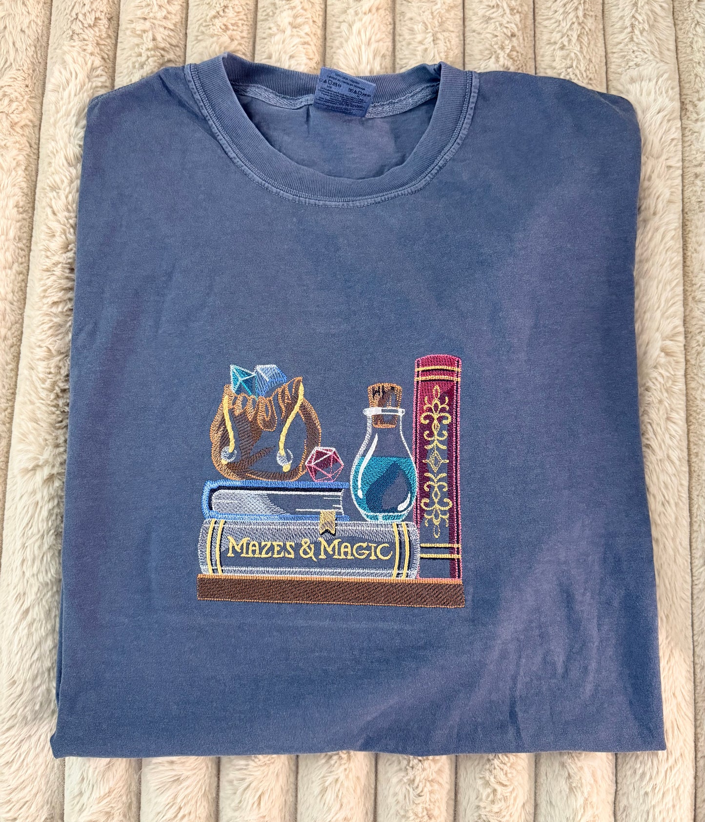 Mazes and Magic - Embroidered Gaming T-shirt
