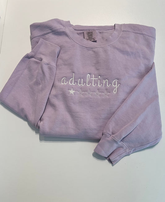 Adulting Stars Sweatshirt