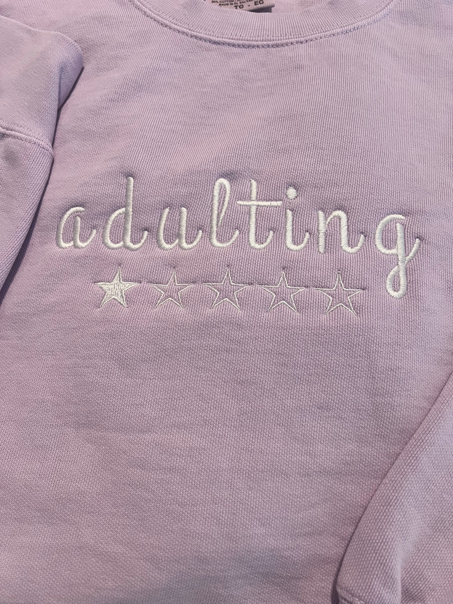Adulting Stars Sweatshirt