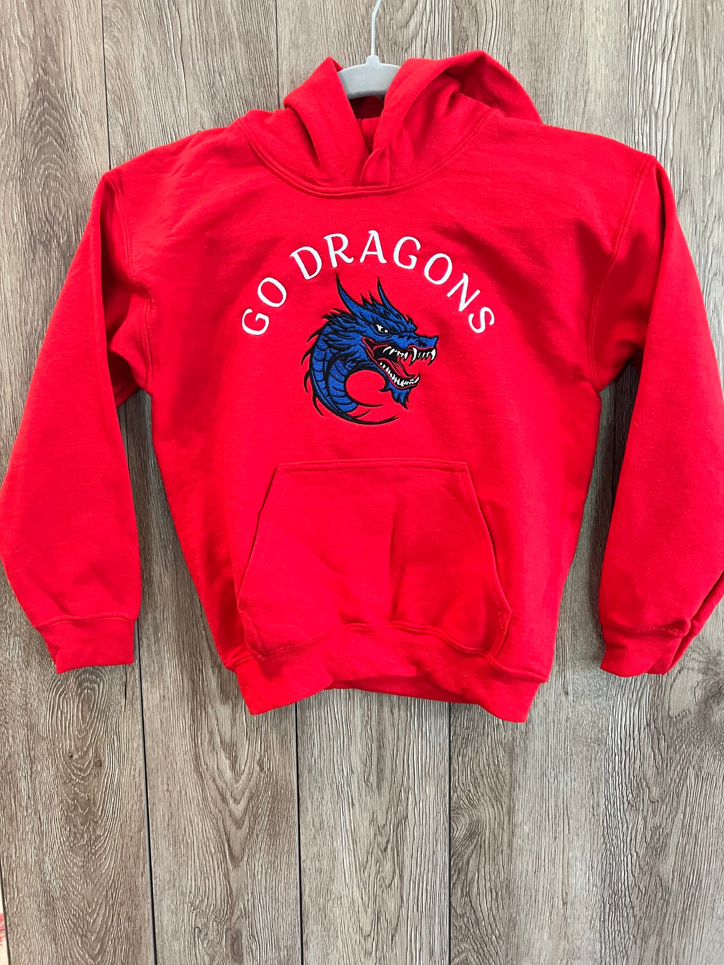 Youth Hooded Sweatshirt with Dragon