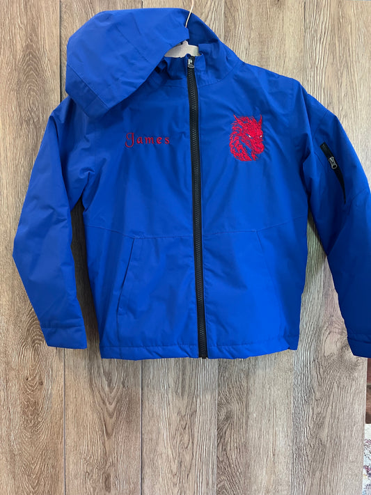 Youth Waterproof Insulated Jacket with fierce dragon