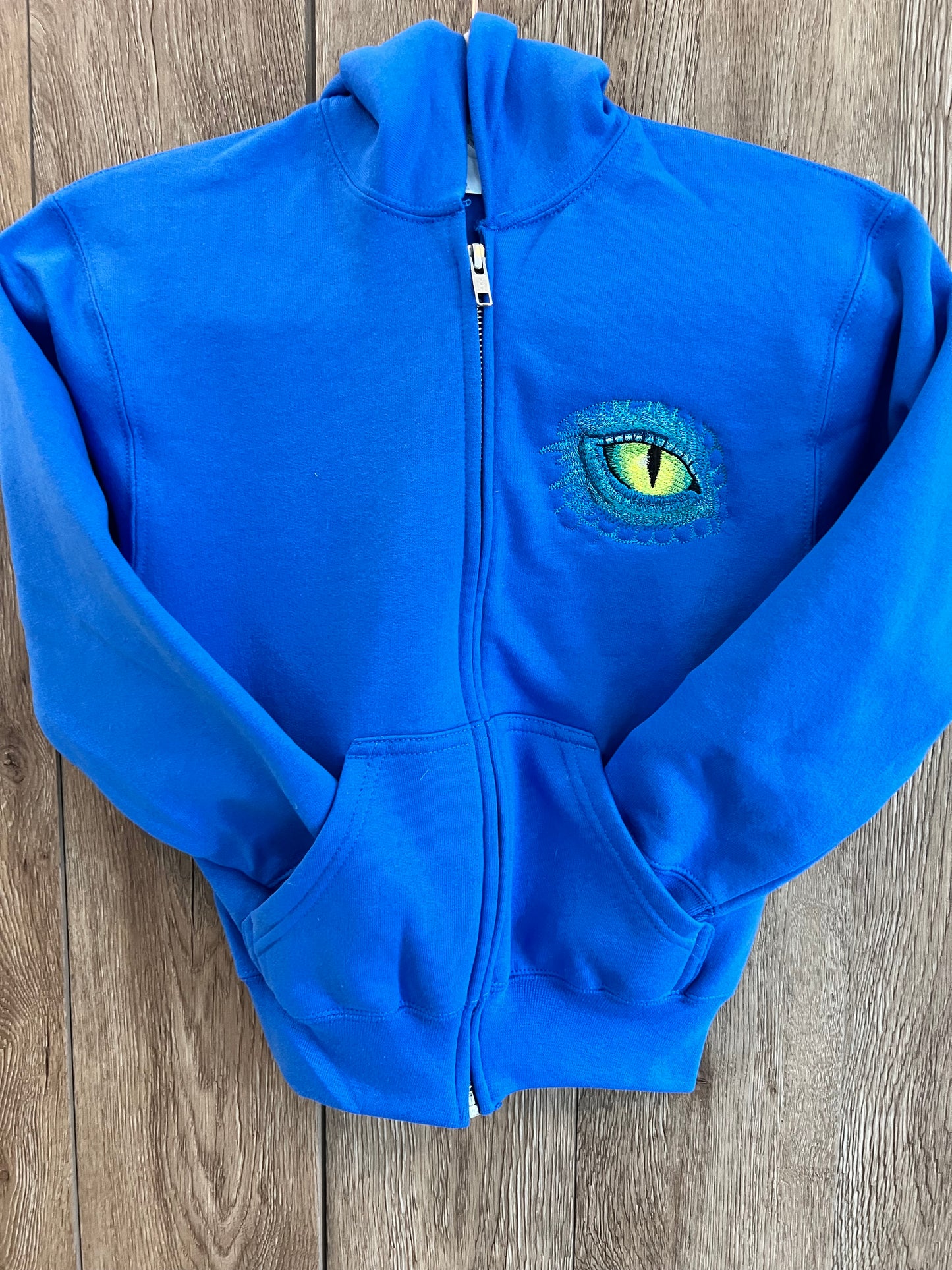 Youth Fleece Full-Zip Hooded Sweatshirt with Dragon's Eye