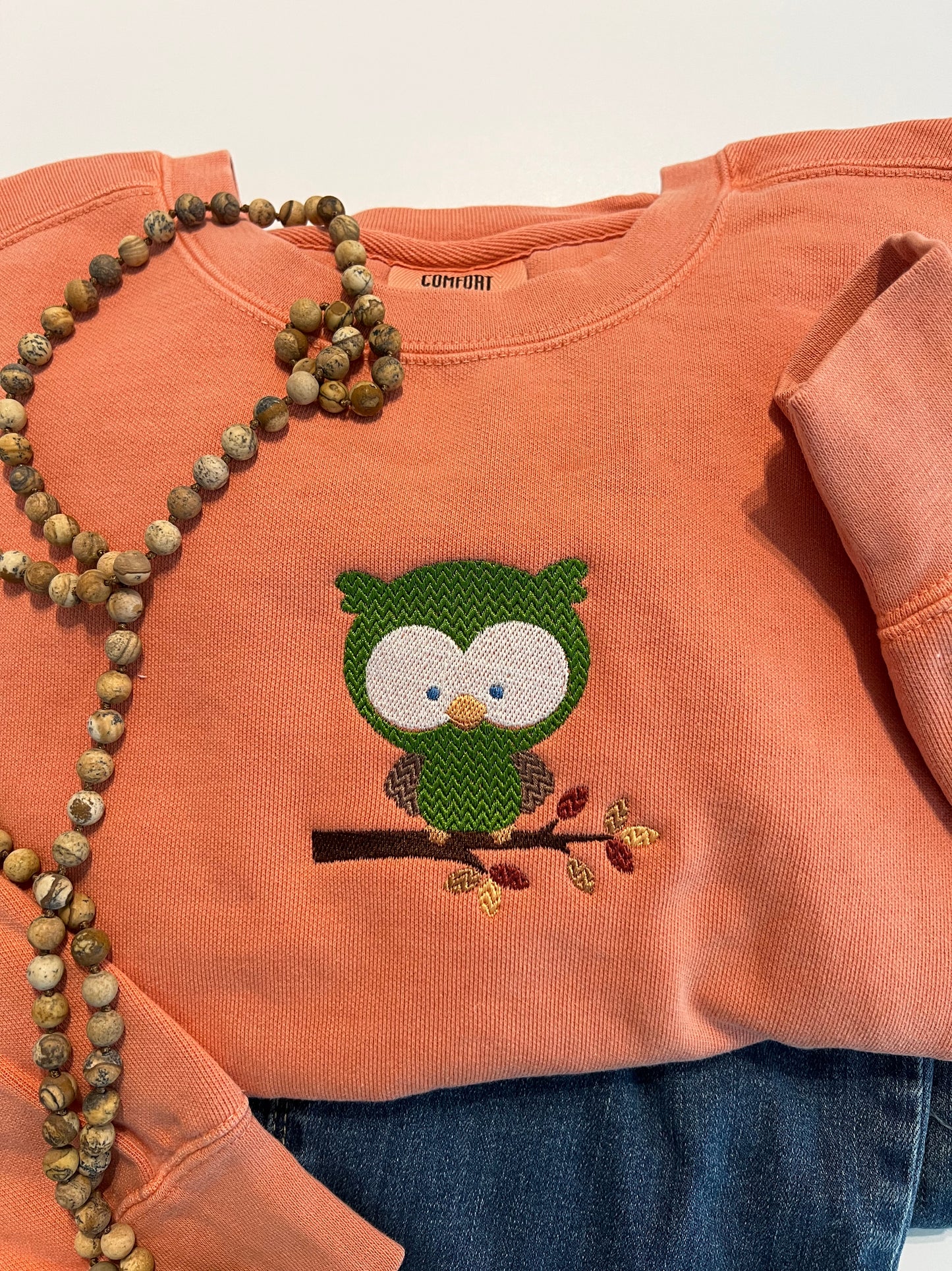 Owl on a Branch Sweatshirt