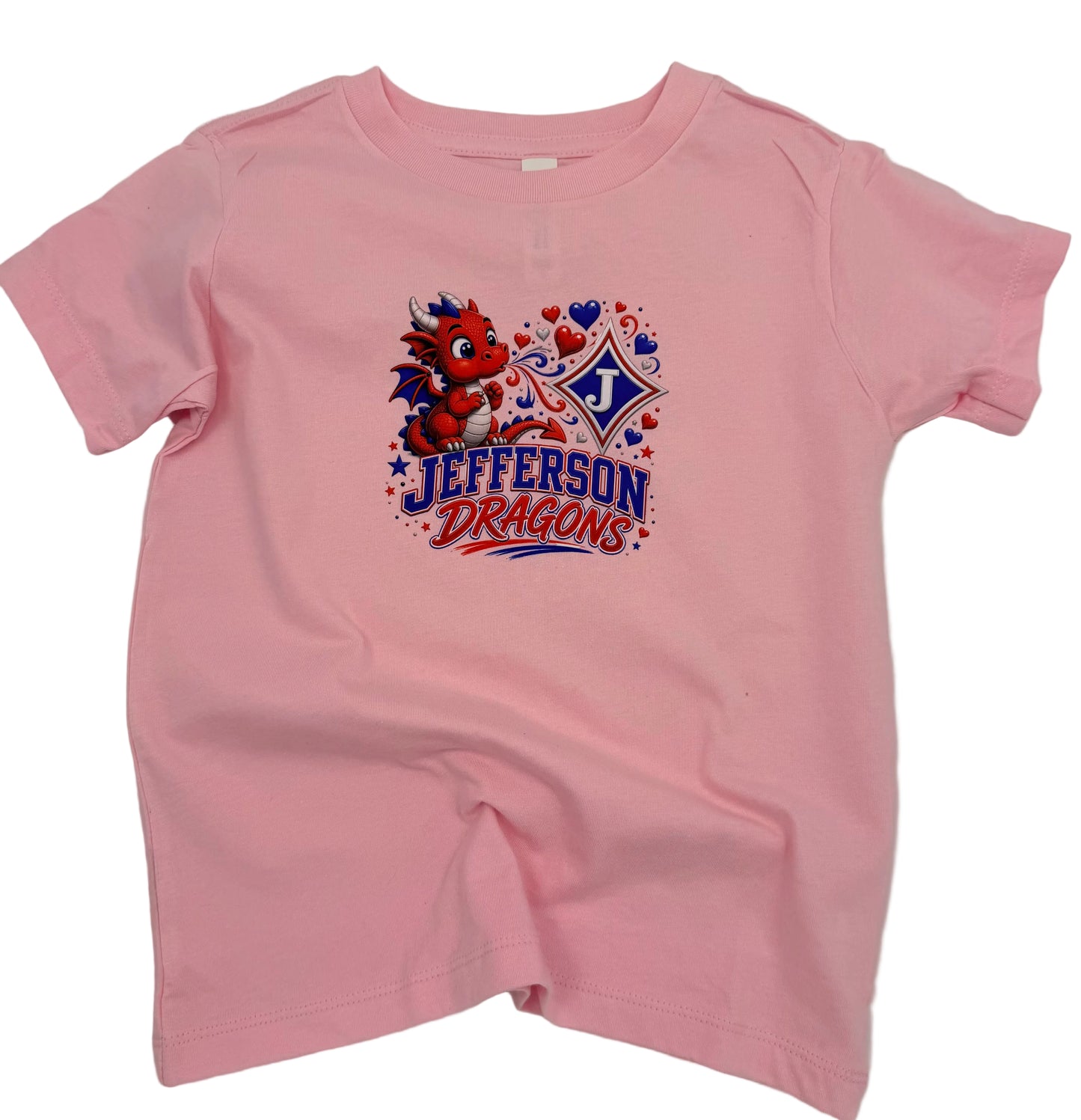Youth T-shirts with various Cute Dragon DTF Print Options