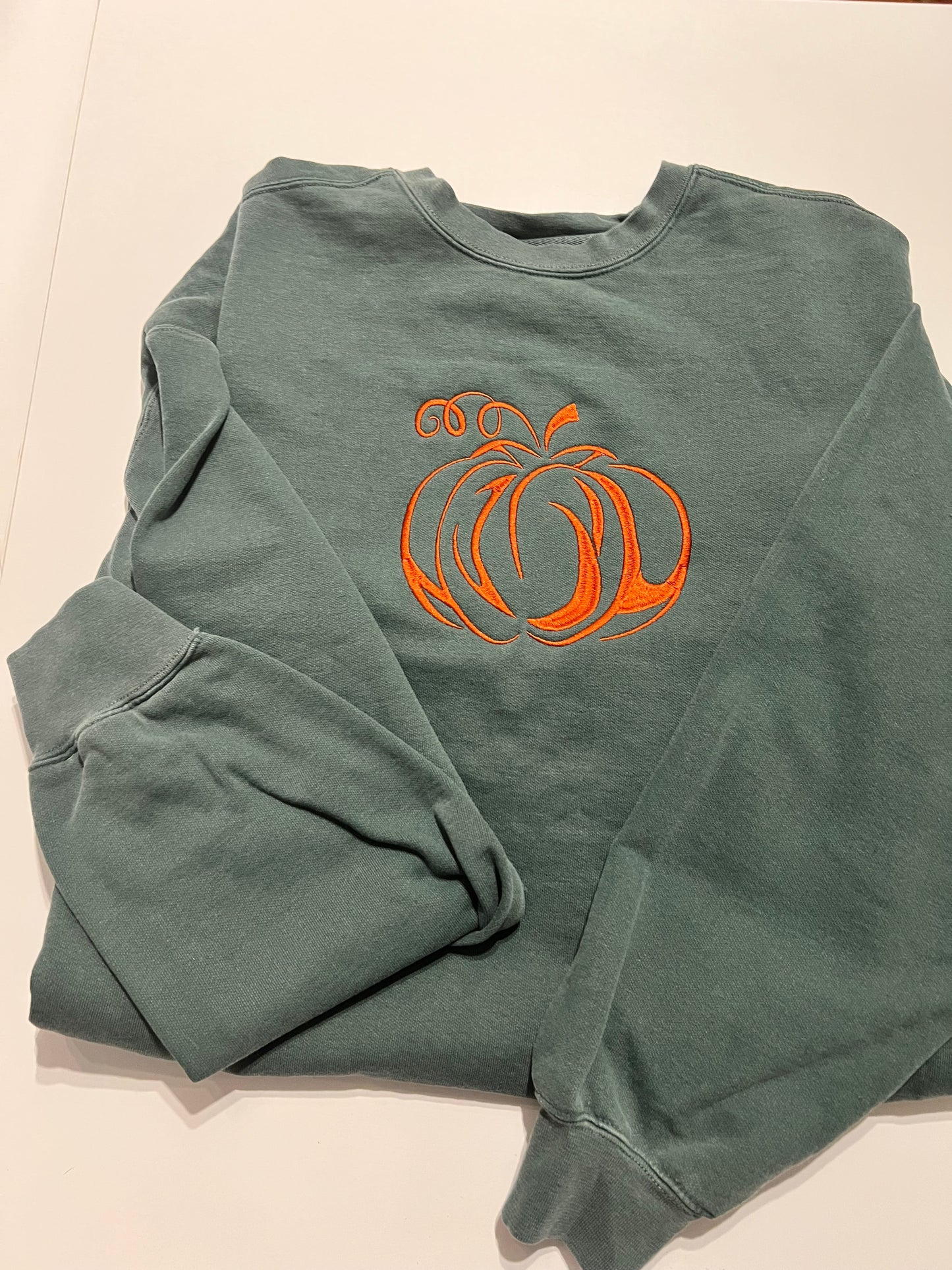 Fall Abstract Pumpkin Sweatshirt