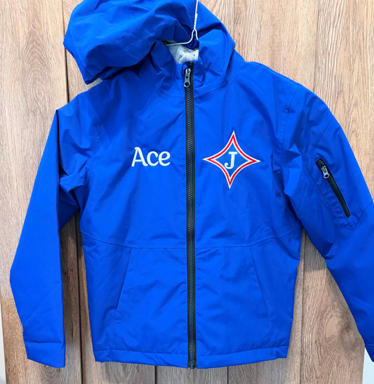 Youth Waterproof Insulated Jacket with Jefferson Logo