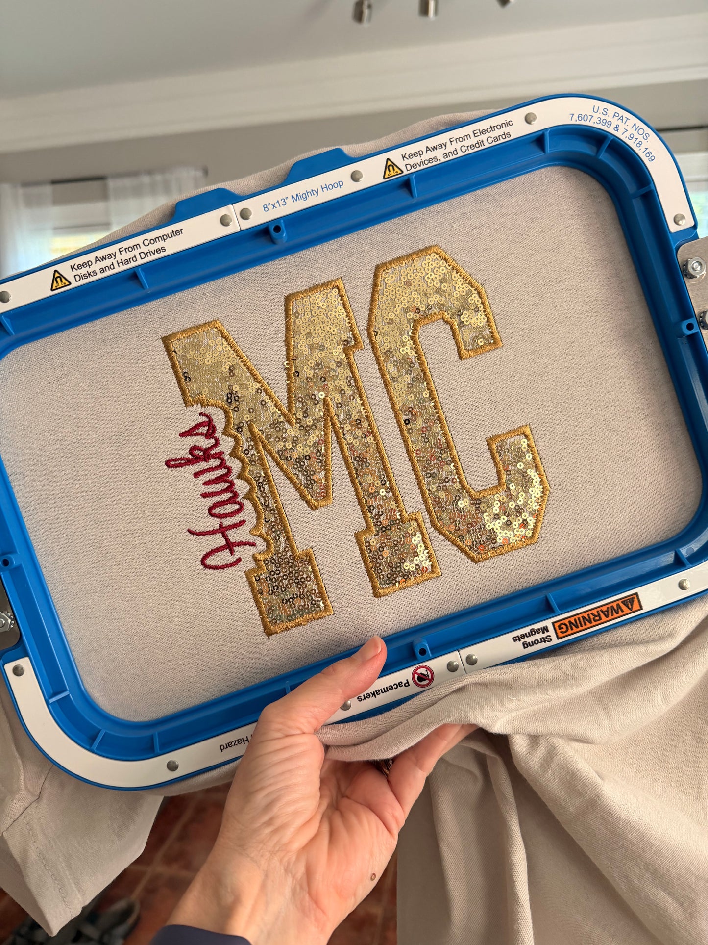 MC Hawks Cutout Applique Spiritwear