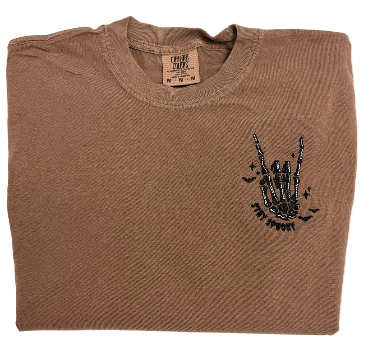 Stay Spooky Halloween Shirt | Fall Season Top | Embroidered Halloween Shirt