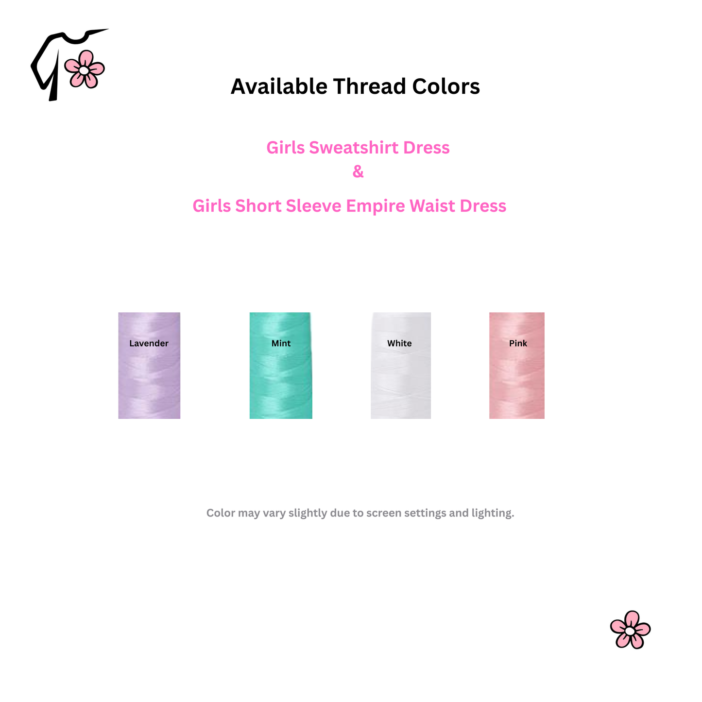 Personalized Embroidered Girls Dress