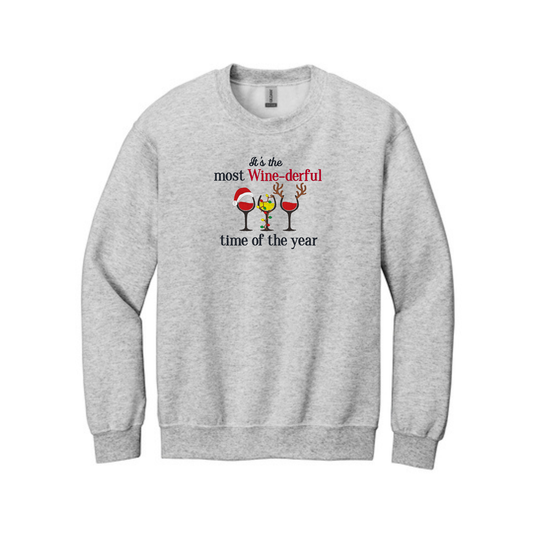 The most Wine-derful time of the year -  Crewneck Sweatshirt