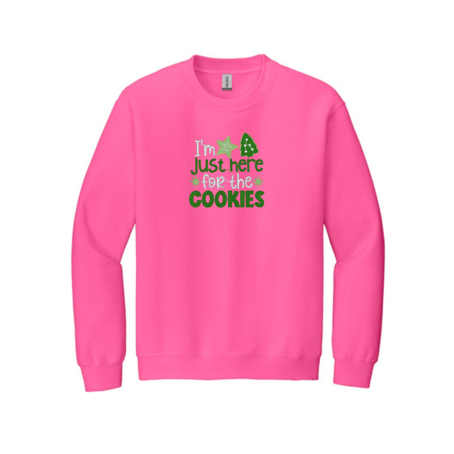 I'm Just Here for the Cookies -  Crewneck Sweatshirt
