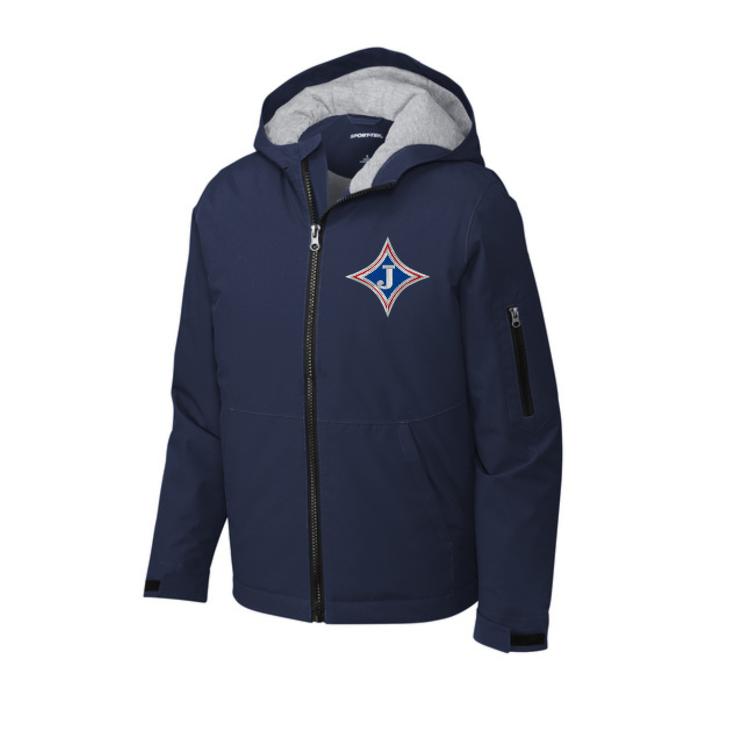 Youth Waterproof Insulated Jacket with Jefferson Logo
