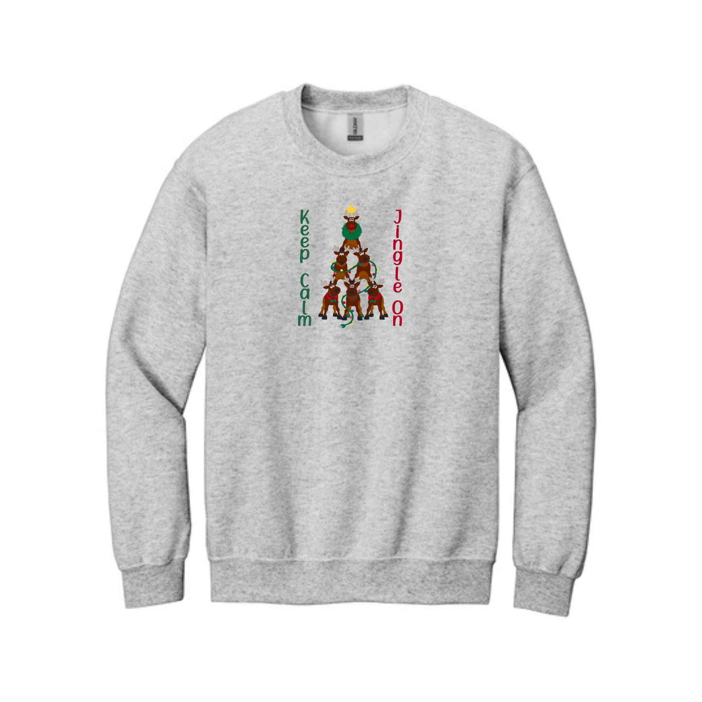 Keep-Calm-Jingle-On -  Crewneck Sweatshirt