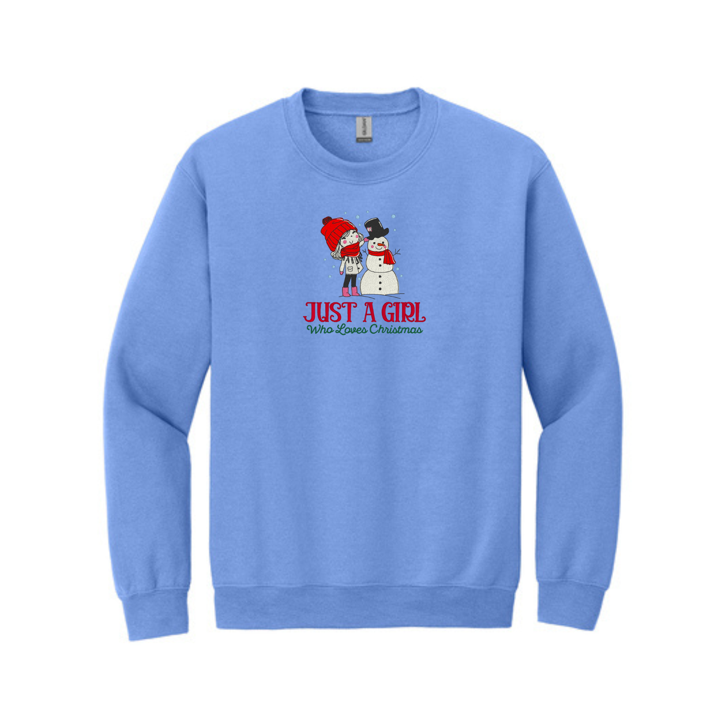 Just a Girl Who Loves Christmas -  Crewneck Sweatshirt