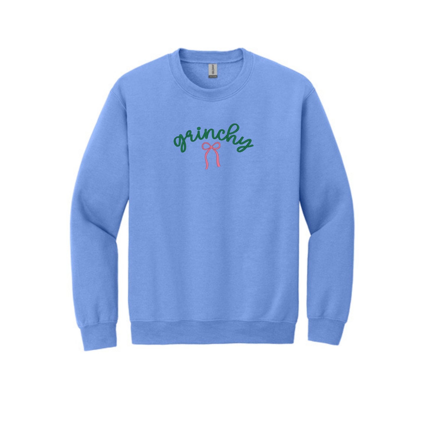 Grinchy, but with a bow -  Crewneck Sweatshirt