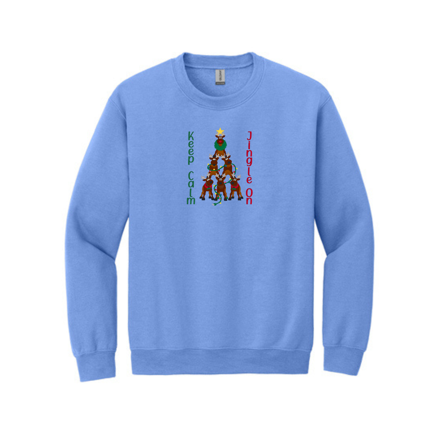 Keep-Calm-Jingle-On -  Crewneck Sweatshirt