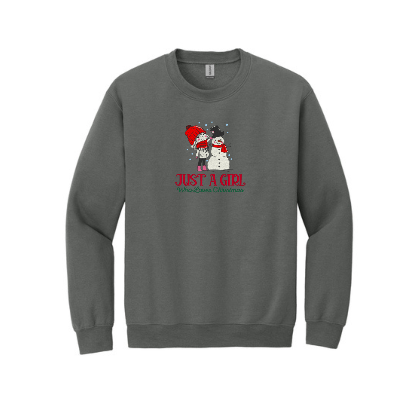 Just a Girl Who Loves Christmas -  Crewneck Sweatshirt