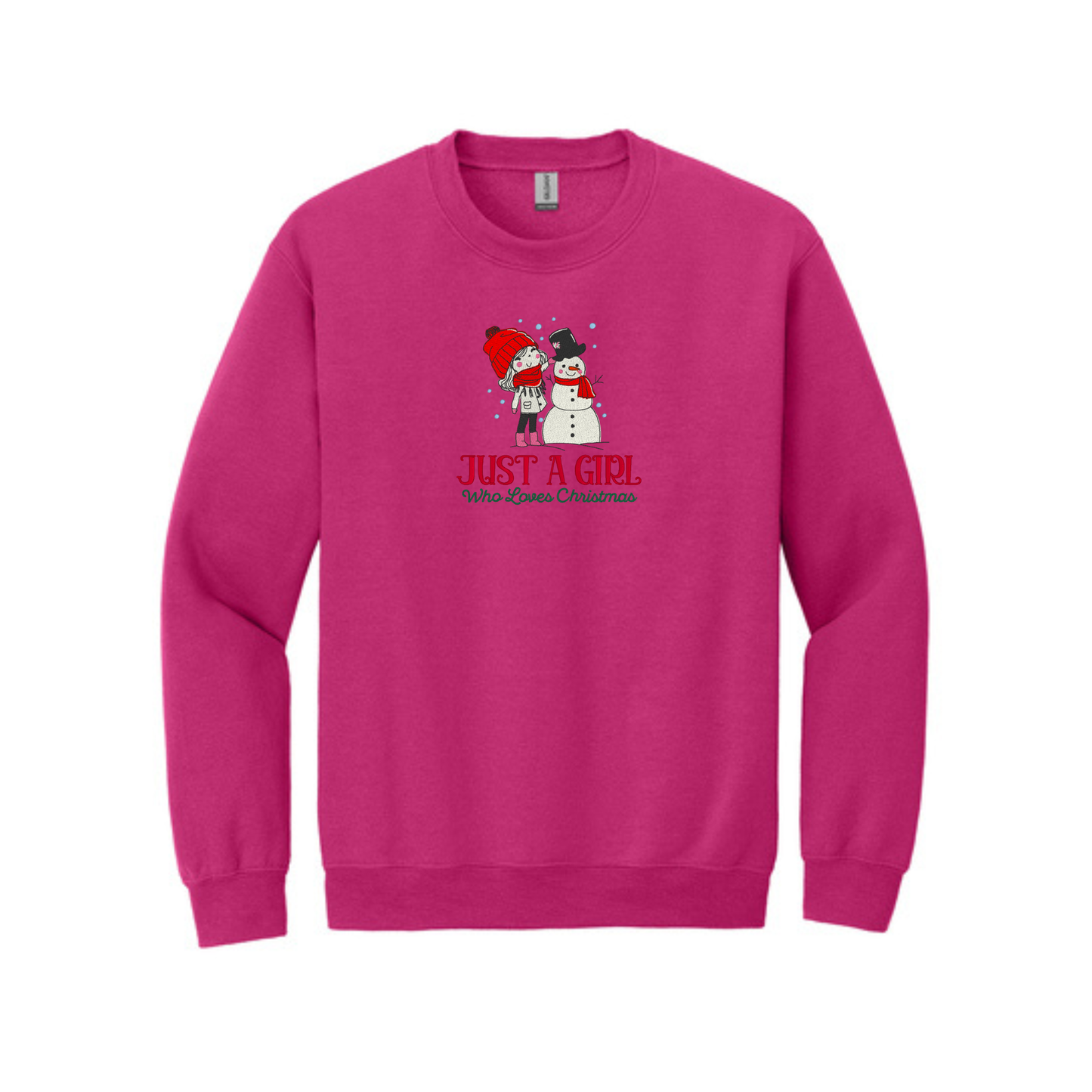 Just a Girl Who Loves Christmas -  Crewneck Sweatshirt