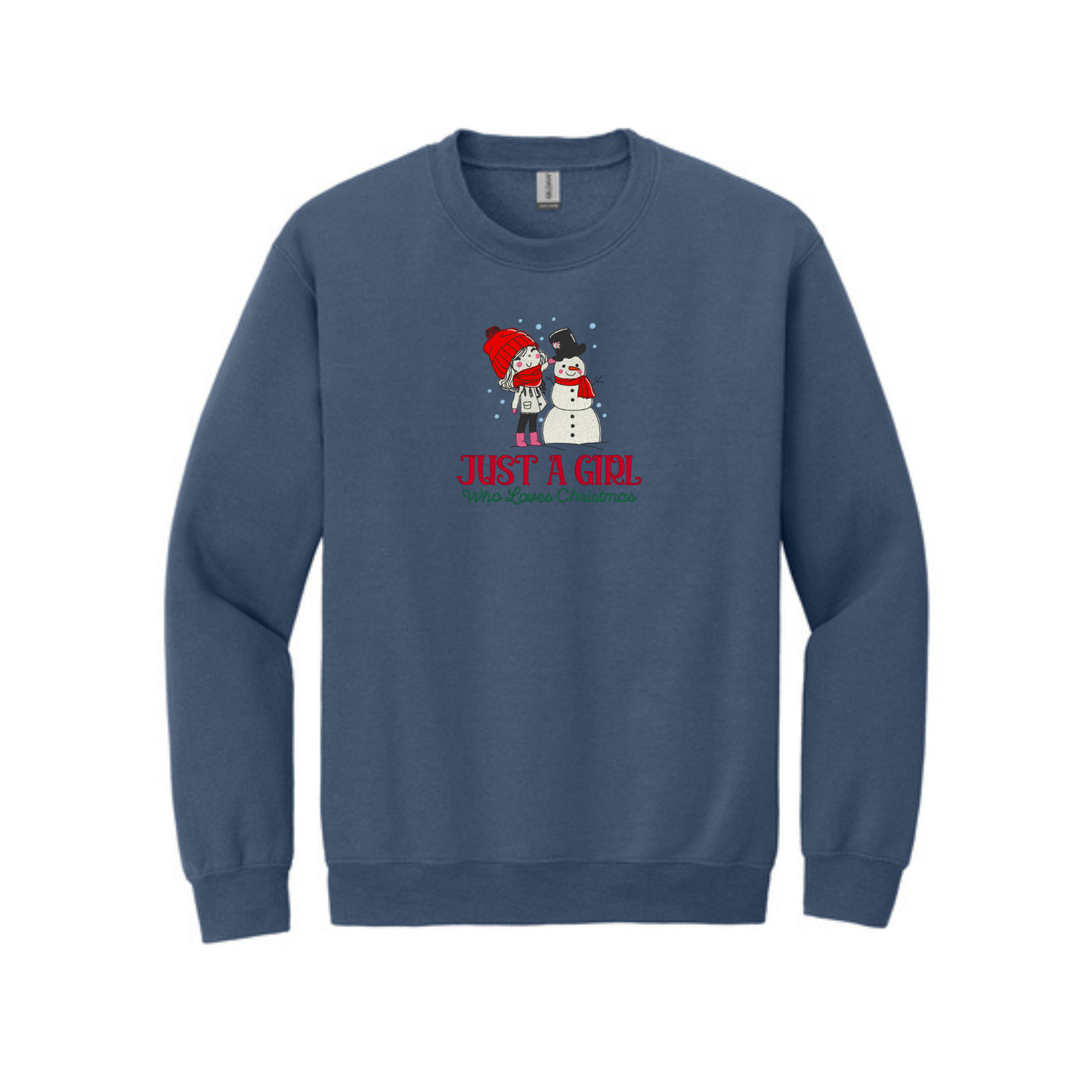 Just a Girl Who Loves Christmas -  Crewneck Sweatshirt