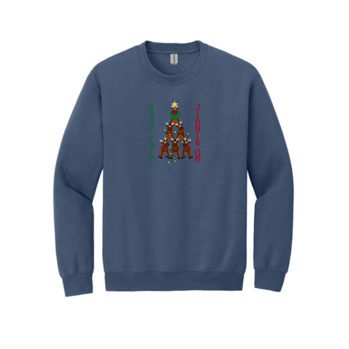 Keep-Calm-Jingle-On -  Crewneck Sweatshirt