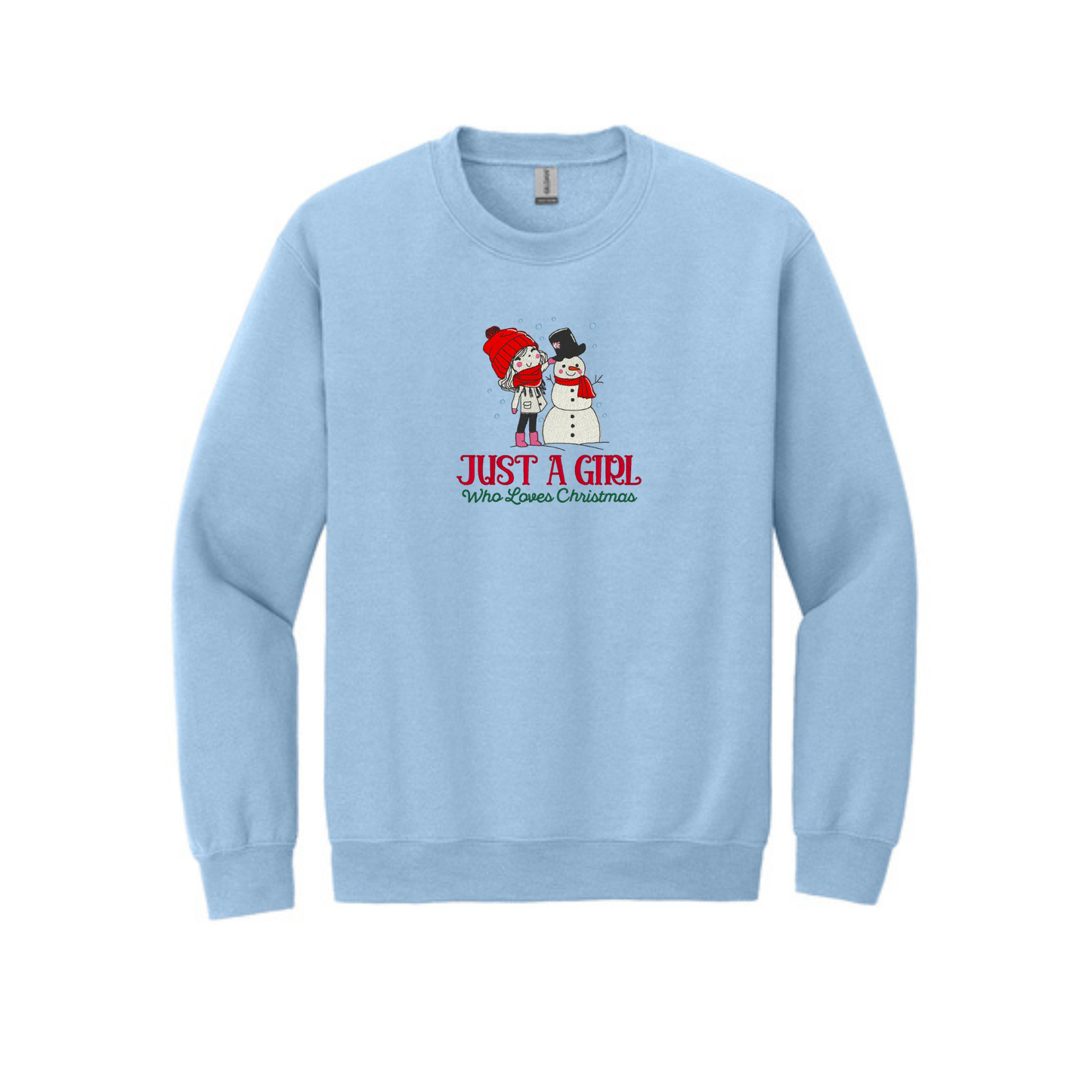 Just a Girl Who Loves Christmas -  Crewneck Sweatshirt