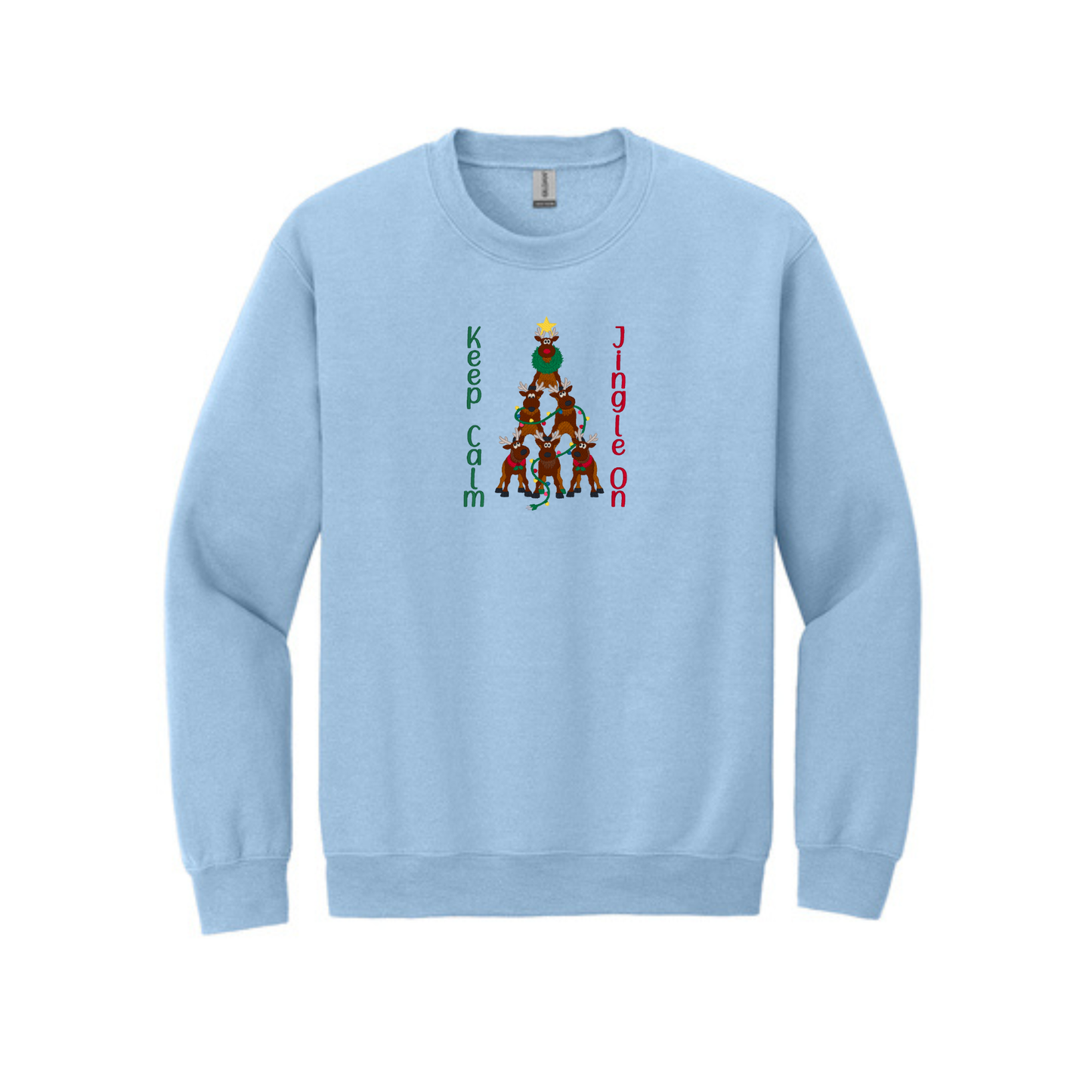 Keep-Calm-Jingle-On -  Crewneck Sweatshirt