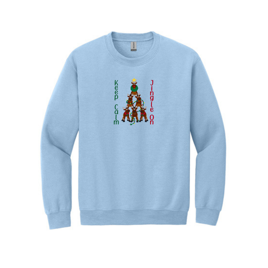 Keep-Calm-Jingle-On -  Crewneck Sweatshirt